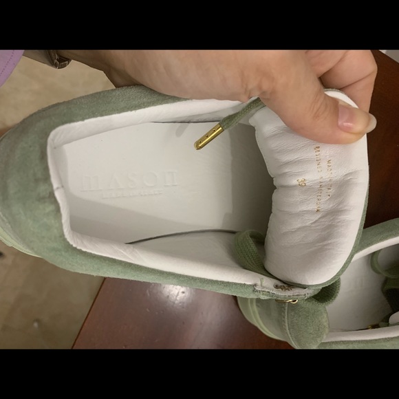 ❤️SOLD❤️Mason Undergarments NEW Tia Nubuck trainers 39 - Picture 5 of 6